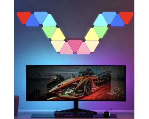 Розумний трикутний настінний світильник Dream Сolor FWWPCB-33 6 шт