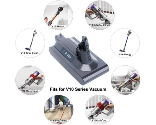 Акумулятор для пилососу Dyson V10 5000mAh SV12