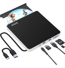 Зовнішній CD/DVD привід BUNUD USB 3.0 та Type-C