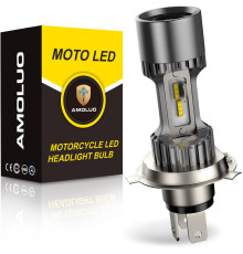 Лампа AMOLUO H4 LED для мотоциклетних фар HS1/9003/HB2 25 Вт