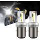 Світлодіодна фара Asasytal S2 Ba20d / світлодіодна лампа для фар мотоцикла DC12V/24V 20W (комплект 2 шт.)