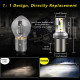 Світлодіодна фара Asasytal S2 Ba20d / світлодіодна лампа для фар мотоцикла DC12V/24V 20W (комплект 2 шт.)