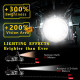 Світлодіодна фара Asasytal S2 Ba20d / світлодіодна лампа для фар мотоцикла DC12V/24V 20W (комплект 2 шт.)