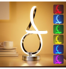 Настільний RGB світильник IKSOO Modern 7 кольорів з сенсорним затемненням
