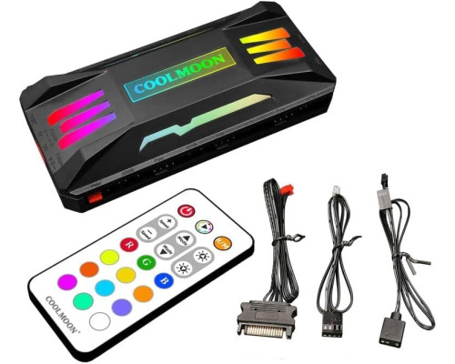 КОНТРОЛЛЕР COOLMOON PWM ARGB CONTROLLER