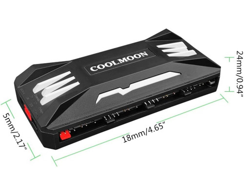 КОНТРОЛЛЕР COOLMOON PWM ARGB CONTROLLER