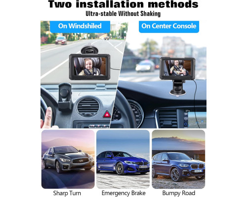 Дитяча автомобільна камера Zacro Baby Car Camera HD 1080P