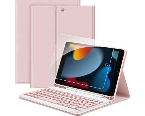 Чохол-клавіатура EasyAcc, сумісна із iPad 10,2 '' (9/8/7 покоління 2021/2020/2019)