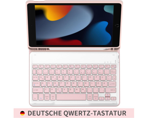 Чохол-клавіатура EasyAcc, сумісна із iPad 10,2 '' (9/8/7 покоління 2021/2020/2019)