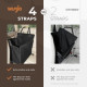 Автокрісло для домашніх тварин Wuglo розмір M (чорне)
