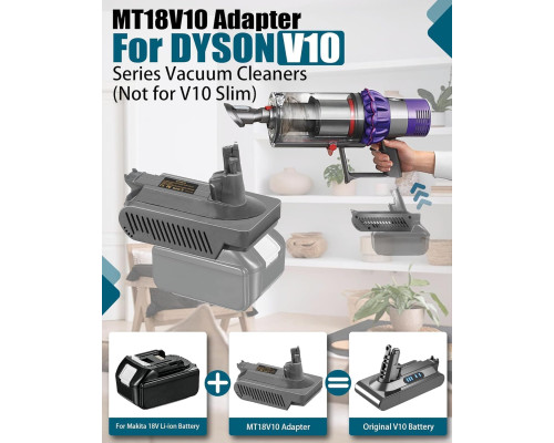 Адаптер батареї TEPULAS for Dyson V10 для Makita
