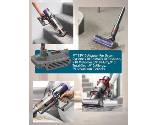 Адаптер батареї TEPULAS for Dyson V10 для Makita