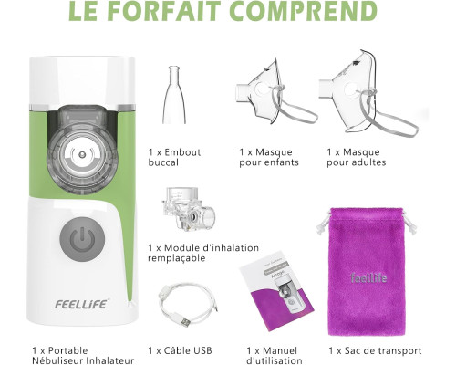Інгалятор-небулайзер FEELLIFE Aerogo