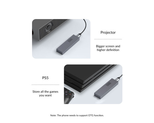 Зовнішня кишеня ORICO USB4.0 M.2 NVMe SSD