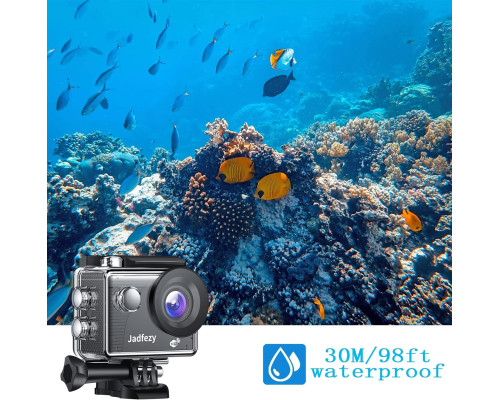 Екшн-камера Ultra HD 1080P WiFi підводна водонепроникна камера 30M/98FT з 2 батареями та набором аксесуарів