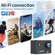 Екшн-камера Ultra HD 1080P WiFi підводна водонепроникна камера 30M/98FT з 2 батареями та набором аксесуарів