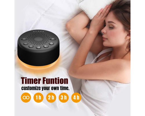 Генератор білого шуму Easysleep Sound з 25 заспокійливими звуками та нічним освітленням