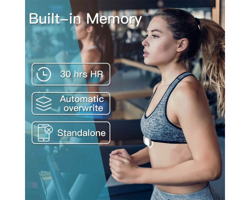 Монітор серцевого ритму / нагрудний ремінець Bluetooth ANT+ ЕКГ монітор