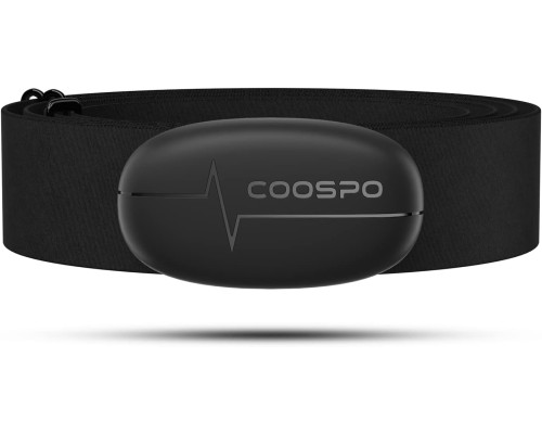 Нагрудний пульсометр COOSPO H6 з Bluetooth 4.0 ANT+ IP67 / датчик серцевого ритму Peloton Polar DDP Yoga Map My Ride