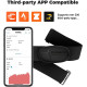 Нагрудний пульсометр COOSPO H6 з Bluetooth 4.0 ANT+ IP67 / датчик серцевого ритму Peloton Polar DDP Yoga Map My Ride