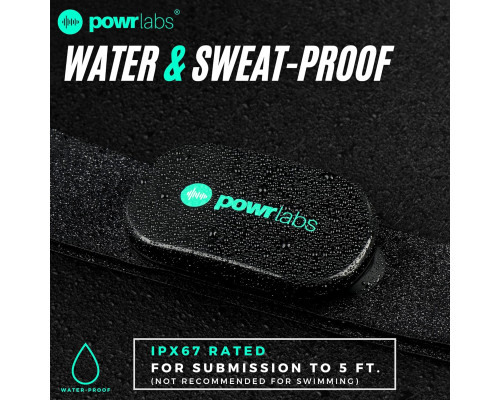 Нагрудний ремінь для монітора серцевого ритму Powr Labs з Bluetooth та ANT+