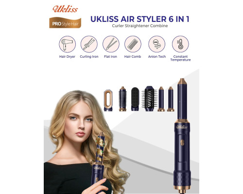 Набір для укладання волосся Ukliss 6 в 1 Air Styler