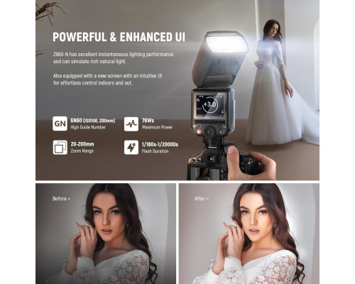 Спалах NEEWER Z880-N 2.4G i-TTL для камери Nikon