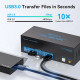 USB 3.0 HDMI+2 Displayport KVM-переключатель 3 монитора 2 компьютера 8K при 60 Гц/4K при 120 Гц
