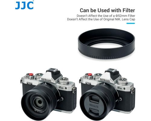 Металева бленда JJC для об’єктивів Nikon Nikkor Z 28mm f/2.8, Z 28mm f/2.8 (SE) і Z 40mm f/2