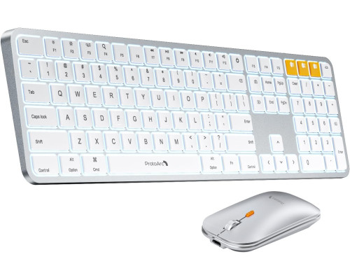 Bluetooth-клавіатура та миша ProtoArc для Mac з підсвічуванням