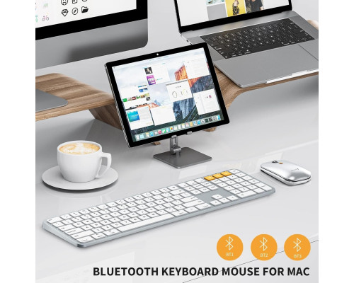 Bluetooth-клавіатура та миша ProtoArc для Mac з підсвічуванням