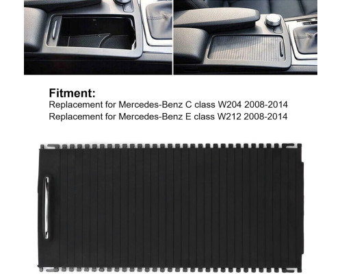 Шторка бардачка центральної консолі для Mercedes Benz C та E класу 2008-2014