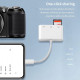 Кардрідер 3 в 1 USB-C SD/TF MicroSD + USB 2.0