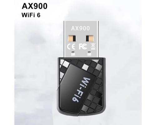 900 Мбіт/с USB WiFi 6 адаптер AX900 USB Dongle 2.4G 5G дводіапазонний бездротовий WLAN приймач для Win10 та Win11