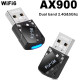 900 Мбіт/с USB WiFi 6 адаптер AX900 USB Dongle 2.4G 5G дводіапазонний бездротовий WLAN приймач для Win10 та Win11