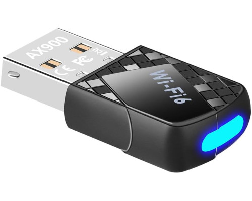 900 Мбіт/с USB WiFi 6 адаптер AX900 USB Dongle 2.4G 5G дводіапазонний бездротовий WLAN приймач для Win10 та Win11