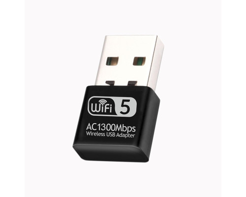 Адаптер USB WLAN AC1300 (до 867 Мбіт/с 5 ГГц, 400 Мбіт/с 2,4 ГГц)