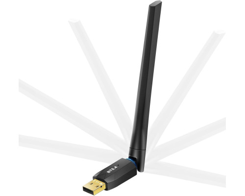Адаптер Bluetooth USB Dongle - WiFi Bluetooth USB 2 x 5dBi