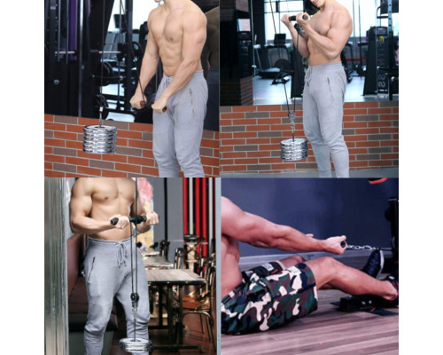 Хват для тяги прямий Cable Machine Attachment Gym Exercise