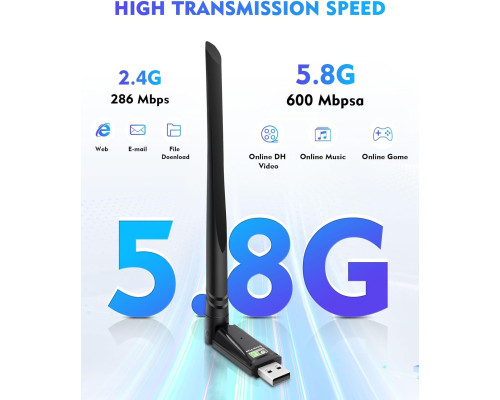 USB WiFi Dongle Bluetooth-адаптер