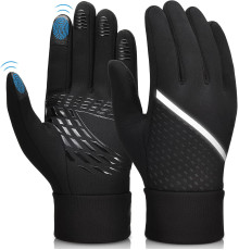 Зимові спортивні термофлісові рукавички Atarni Warm Touchscreen Gloves L