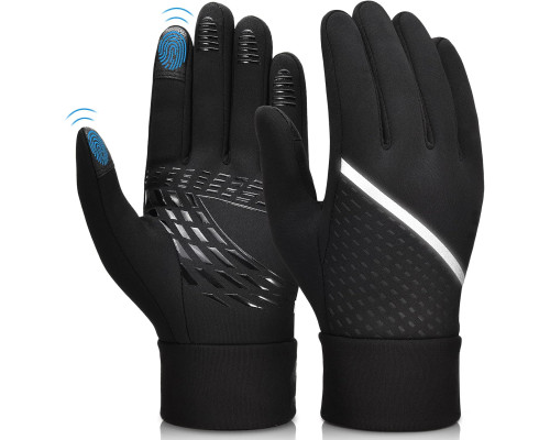 Зимові спортивні термофлісові рукавички Atarni Warm Touchscreen Gloves L