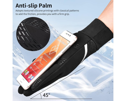 Зимові спортивні термофлісові рукавички Atarni Warm Touchscreen Gloves XL