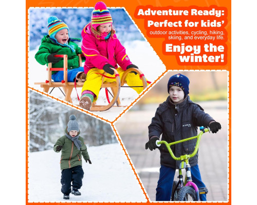 Дитячі спортивні термофлісові рукавички Oopor Kids Warm Touchscreen Gloves М 6-8 років