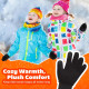 Дитячі спортивні термофлісові рукавички Oopor Kids Warm Touchscreen Gloves М 6-8 років