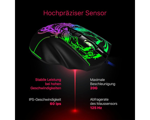 Дротова ігрова миша Defender Bulletstorm GM-928