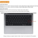 Захисна плівка для клавіатури EooCoo для MacBook Air/MacBook Pro