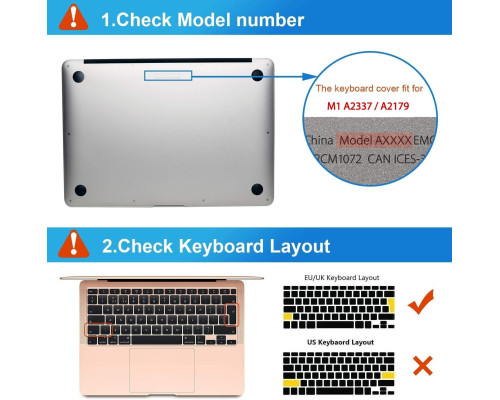 Захисна плівка для клавіатури EooCoo для MacBook Pro 13,3 дюйма