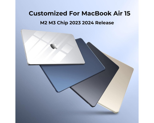 Чохол для MacBook Air 15 дюймів 2025 2024 2023 M4 M3 M2 A3241 A3114 A2941