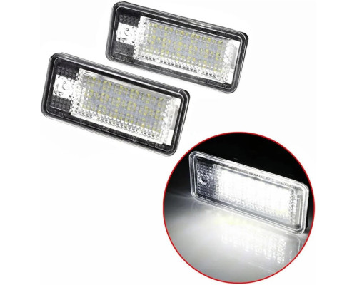 LED підсвітка номерного знаку для автомобілів Audi A4 A6 A8 B6 B7 Q7
